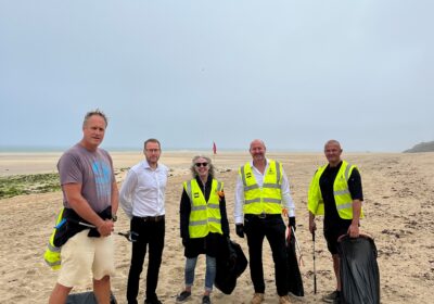 Litter Pick, Hayle North Quay Development West Cornwall, St Ives