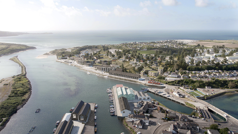 Hayle North Quay Development West Cornwall, St Ives CGI Proposal