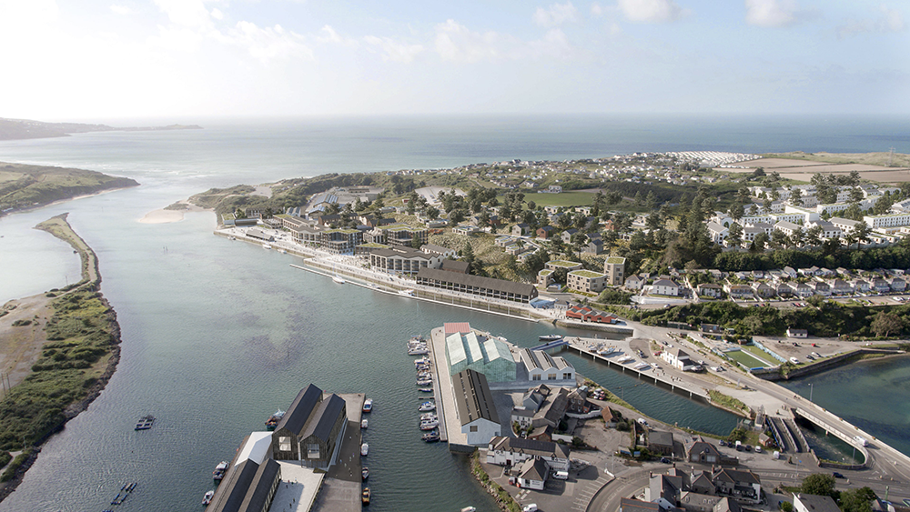 Hayle North Quay Development West Cornwall, St Ives CGI Proposal
