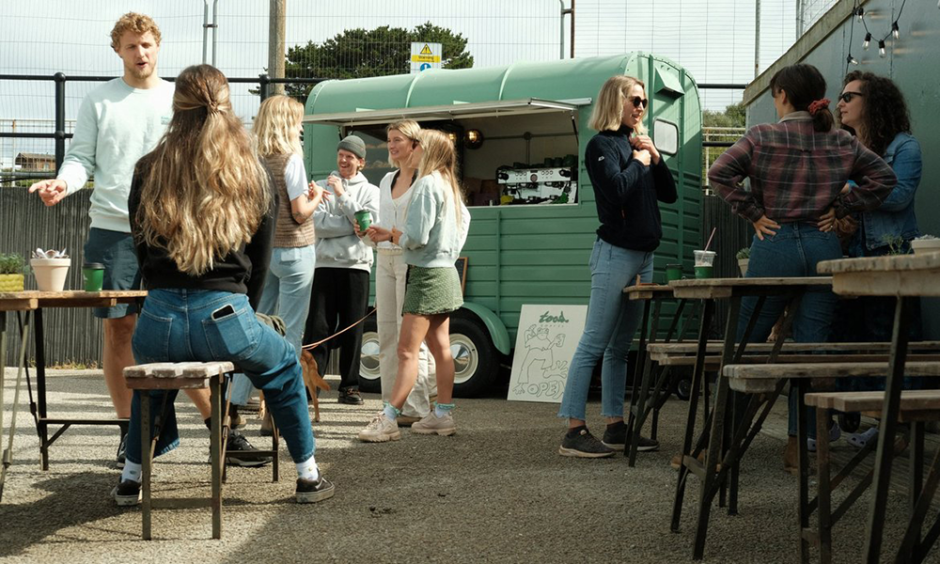 Food truck Hayle North Quay, West Cornwall St Ives