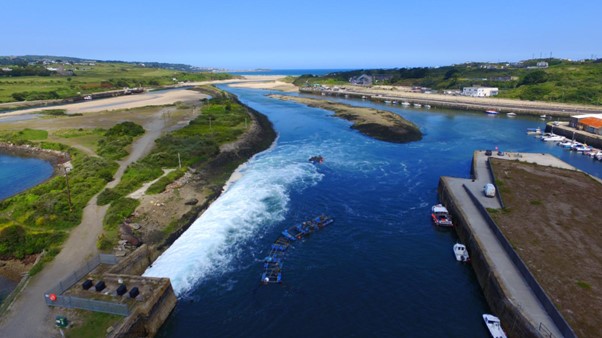 Carnsew tunnel sluice , Hayle North Quay Development