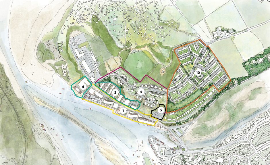 Hayle North Quay interactive plan map January 2026 Hayle North Quay Revised plans